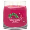 Yankee Candle Sparkling Winterberry Media ling Winterberry Candela Profumata Giara Signature