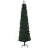 DecHome Albero di Natale h. 180 cm con Base Pieghevole 380 Rami in PVC e Metallo Verde