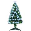DecHome Albero di Natale h. 90 cm Rami 90 Luce a Led Fibre Ottiche - 830D50V50