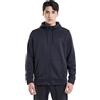 Under Armour Felpa con Cappuccio e Zip Intera Top in Pile, Nero, S Uomo