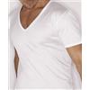 Garda T-shirt M/M scollo V Garda 0036 Bianco