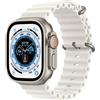 Apple Watch Ultra Bianco Cinturino Gomma