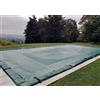 Aquatech Telo di Copertura Invernale 4,40X 8,40 MT per Piscina 3X7 MT con Tubolari Perimetrali & Asole + BORDATURA con RISVOLTO & DOPPIA CUCITURA - Made in Italy - 235 gr/mq
