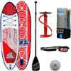 jbay zone Tavola Stand Up Paddle Sup Gonfiabile JBay.Zone Amura H3 - 9'9 Cm. 297x81x10 - Portata Kg 95 - Completo di Accessori"