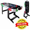 SportOne Tavolo Air Hockey Sport One Vertical Italy Salvaspazio con Ventola ed Accessori - Cm. 121 X 61 X 77 - SPECIAL EDITION