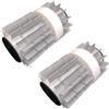 Maytronics 2 Spazzole Posteriori Corte Termofuse su Rullo con Anelli Wonder per Robot Piscina Maytronics Dolphin Zenit 55 - 60 - 70 / Poolstyle 60 / M 550 - M 600 - M 700 / Explorer E 70 / C 90 / Pro X90 / E 60 / Wave 90 / 99966041