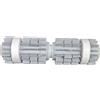 Maytronics 2 Spazzole Posteriori PVC Corte Termofuse con 2 Anelli Wonder & Cuscinetto Centrale per Robot Maytronic Dolphin E 60 - E 70 / Poolstyle 60 / M 550 - M 600 - M 700 / Zenit 55 - 60 - 70 / Cosmos 30 / Pro X2 / Pro X90i / Wave 90i / 9995567-ASSY