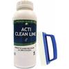 SCP Kit Pulizia Linea di Galleggiamento Piscina Professionale - Detergente Liquido Clean Line da 1 LT + Spazzola - Prodotto Chimico per Piscina