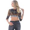 Versace Jeans Couture Top Donna con stampa baroque Fantasia