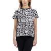 Moschino Love Moschino T-Shirt Donna lettering all over Nero / XS