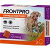 BOEHRINGER FRONTPRO CANE (3cpr) 25 - 50 kg - Compresse Antipulci