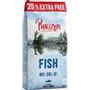 Purizon 12 kg + 2,4 kg - Purizon Adult Overfill Crocchette senza cereali per cani - Pesce