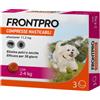 BOEHRINGER VET FRONTLINE Frontpro Cani 2-4 Kg 3 Compresse Masticabili - Elimina pulci e zecche