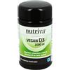 Nutriva Vegan D3 60 compresse 2000UI Integratore di vitamina D3