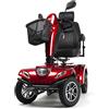 Vermeiren Scooter Elettrico per Anziani e Disabili Carpo 2 XD SE Rosso