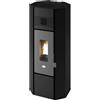 EVA STAMPAGGI Stufa a pellet ventilata Titti 5 kW nero