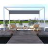 Leroy Merlin Pergola motorizzata Glicine in alluminio struttura bianco L 394 x P 294 x H 235 cm