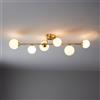 Inspire Plafoniera glamour Callas Ø 12 cm ottone IP20, 6XG9 INSPIRE