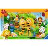 Ravensburger Puzzle per bambini Ravensburger - 06121 Bee Maja's World - puzzle a cornice per bambini dai 3 anni in su, con 15 pezzi