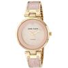 Anne Klein - Orologio da donna a bracciale rigido, con quadrante con vero diamante, Rosa