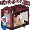 CADOCA® Trasportino Cane & Gatto M 60x42x44cm Box Animali Domestici Media Grande Taglia Viaggio Gabbia per Trasporto Traspirante