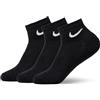 Nike Everyday Cushioned Calzini, Nero (Black/White), L Uomo