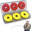 XPOOP 6 Pcs Bobine di Schiuma da Pesca, Lenza di Pesca Stoccaggio Bobina, Bordo di Avvolgimento di Pesca Della Schiuma, Lenza di Pesca Stoccaggio Bobina di Schiuma di Pesca, per Riporre Lenze da Pesca