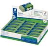 STAEDTLER Gomma Eco 526 - 43 x 19 x 13 mm - per matita - verde - Staedtler - conf. 30 pezzi (unità vendita 1 pz.)