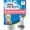 DENTALIFE |Daily Oral Care | Dolcetti | per gatti adulti | Aiuta a pulire efficacemente i denti | Salmone | Sacchetto | 140g