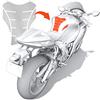 Luxshield Pellicola Protettiva per Vernice per Paraserbatoio della Moto - Antigraffio per Serbatoio - Trasparente Lucido & autoadesivo