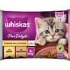 Whiskas Pure Delight Kitten Busta Multipack 4x85G POLLO E TACCHINO