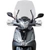 BRIXIAMOTO FABBRI parabrezza moto trasparente EXCLUSIVE compatibile con KYMCO AGILITY 300 2019-2020