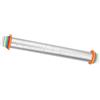 Maximex Mattarello con dischi distanziatori in acciaio inox, argento opaco