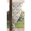 Eurofirany GARDEN Tenda de Esterni con Passanti - 1 Pezzo. Tende impermeabili per Terazze, Tenda per Gazebo Pergolata Patio Balcone, Protezione Solare e Privacy, 155x240 cm, Stampa Grigia