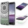 Urcover Custodia P10 Nuova Touch Case Protezione 360 Fronte Retro Crystal Clear Full Body Mandala Cover Morbido TPU, Huawei P10 - Verde