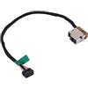 siliconvalleystore Connettore DC Power Jack con Cavo 15cm Notebook HP Pavilion 15-E070SL