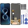 Liaoxig AMOLED LCD Screen for ASUS Zenfone 8 ZS590KS-2A007EU I006D with Digitizer Full Assembly (Black)