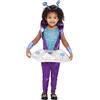 SMIFFYS Toddler Alien Costume, Silver, Dress, Leggings, Wrist Cuffs & Headband, (T2)