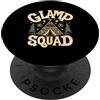 Camping Camp Gift For A Camper Glamp Squad Camper Glamper Campeggio Glamping PopSockets PopGrip Intercambiabile