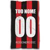 MOCHEIA SHOP Telo Mare Milan Calcio in ottima Microfibra Idea Regalo Tifoso Milanista