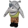 Famosa Softies - Peluche Rocksteady delle Tartarughe Ninja, il film Caos Mutante, misura 30 cm, con dettagli, regalo per ragazzi e ragazze di qualsiasi età, famoso (760024135)