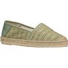 Geox D LAMPEDUSA A - Sandalo espadrillas con zeppa Donna, TAUPE,
