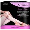 LUMINER Slimmy Box Set con 5 Trattamenti Collant Drenanti Anticellulite Riutilizzabili con Sale del Mar Morto, Pantaloni in Cartene e Crema Contro la Cellulite Gambe e Glutei -INCI di Origine Naturale