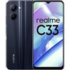 realme C33 4+64GB Smartphone, Display Fullscreen da 6,5'', Mega Batteria da 5.000 mAh, Ricarica rapida da 10W, Fotocamera da 50 MP con AI, Dual Sim, Android 12, Night Sea
