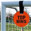 Top Bins - bersaglio da tiro da calcio, 5 x 20,3 cm, per tiro o allenamento di punizione, adatto per obiettivi da 7/5 a lato o da giardino.