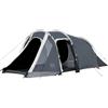 TIMBER RIDGE Tenda 2-3 Persone Impermeabile 3000mm Tenda a Tunnel con Avancorpo Tenda Familiare Tenda da Festival per Campeggio Viaggio Trekking Giardino Grigio