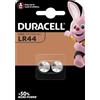 DURACELL Pila alcalina a bottone Electronics, LR44, 2 pezzi