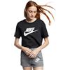 NIKE Maglia T-Shirt Corta Fitness Donna Nike Sportswear Essentials - Colore Black