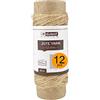 D.RECT 10 m di Spago di Iuta 12 Pezzi - Corda di Iuta Marrone Naturale - Corda da Imballaggio per Regali, Artigianato Fai Da, Decorazioni, Fioristica, Spessore 1,2 mm