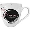 infinite by GEDA LABELS (INFKH) Tazza Jumbo Home Time queen of everything, 560 ml, multicolore
